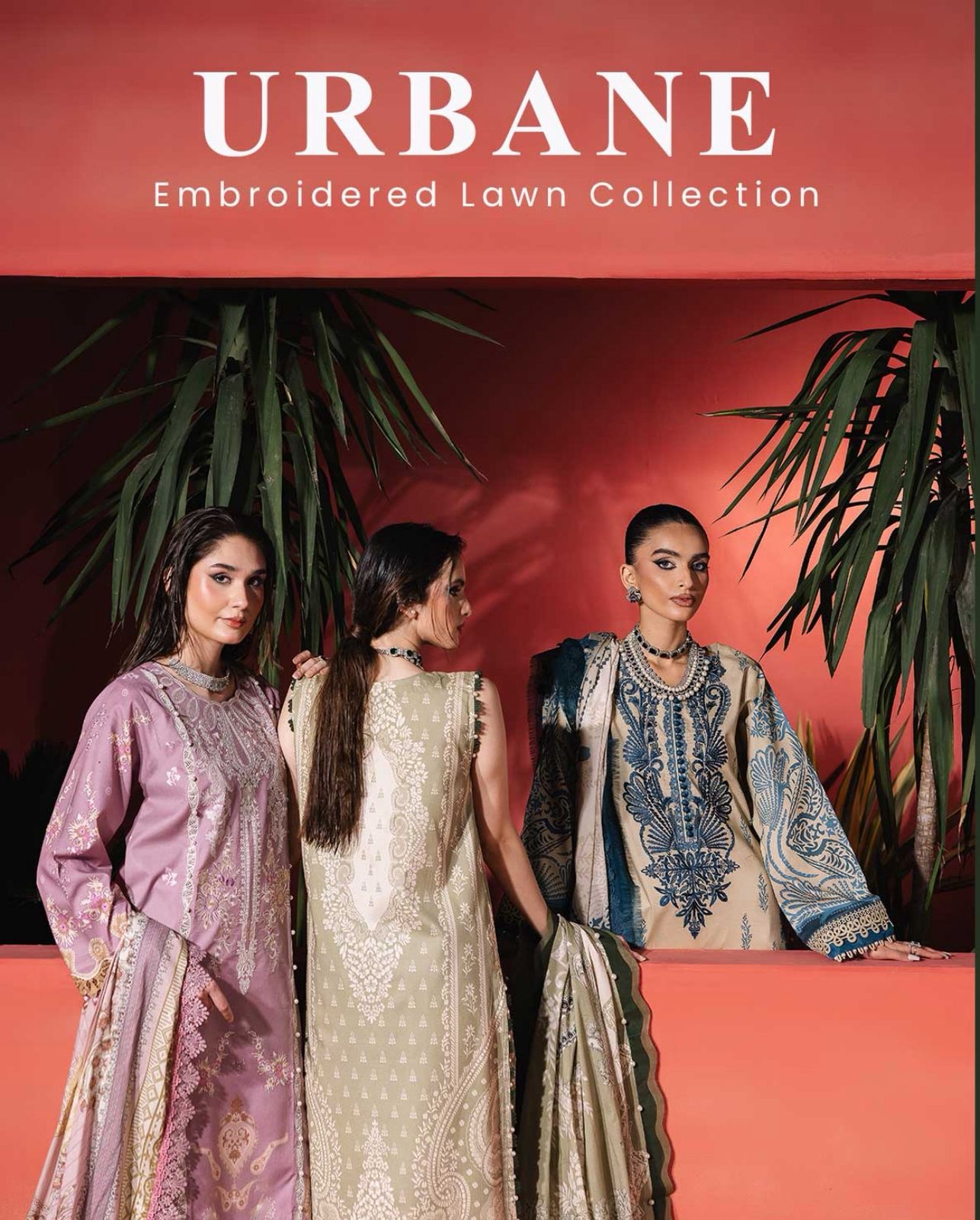 JADE - Summer 2025 Embroidered Lawn Collection